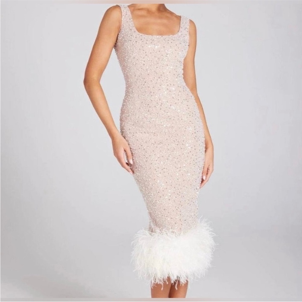 Nadine merabi xs cream dress